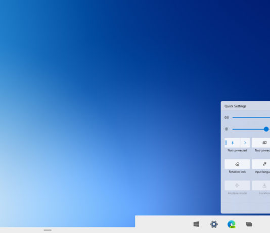 Windows 10X desktop