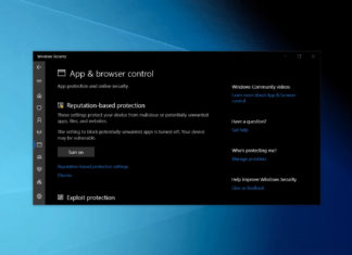 Windows Security app