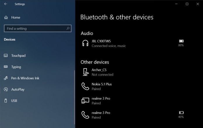 connect bluetooth audio device windows 7