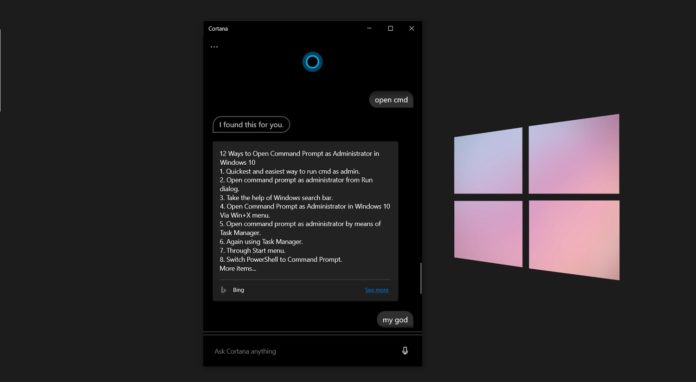 Cortana on Windows 10