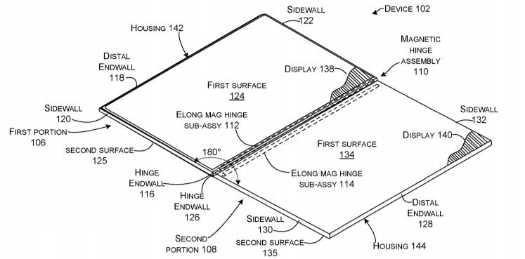 Detachable foldable device