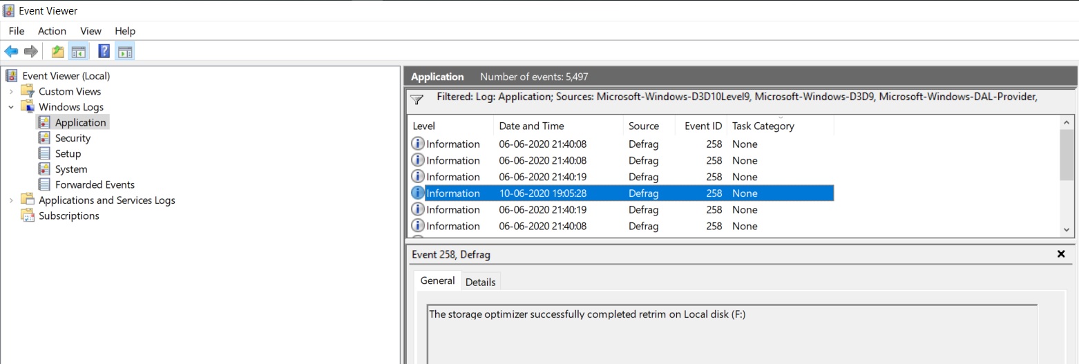 Event Viewer