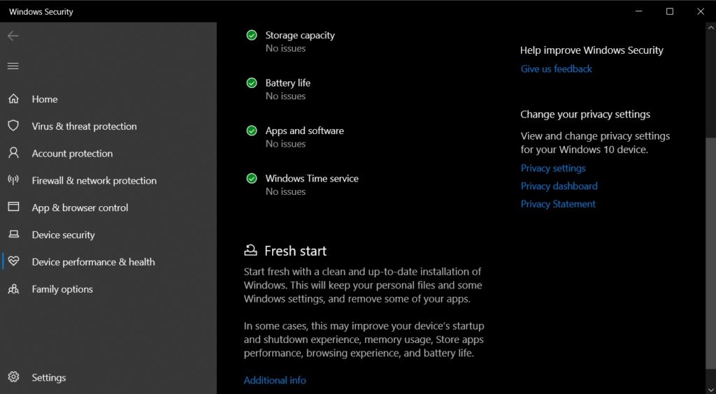 Microsoft's update breaks Fresh Start feature on Windows 10