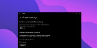 Hardware accelerated GPU sheduling