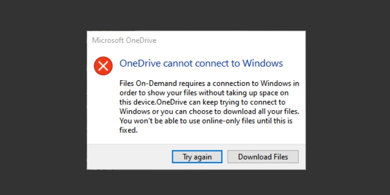 OneDrive error