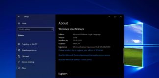 Windows 10 version 2004 update