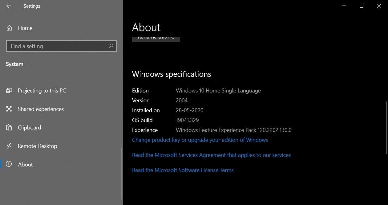 Windows Feature Experience Pack