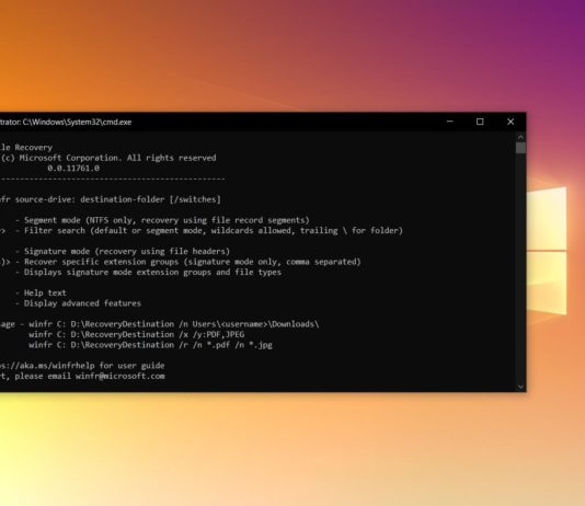 Windows File Recovery Tool