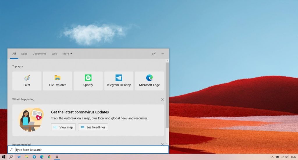 Microsoft Is Adding Weather Tile To Windows 10 Search Ui
