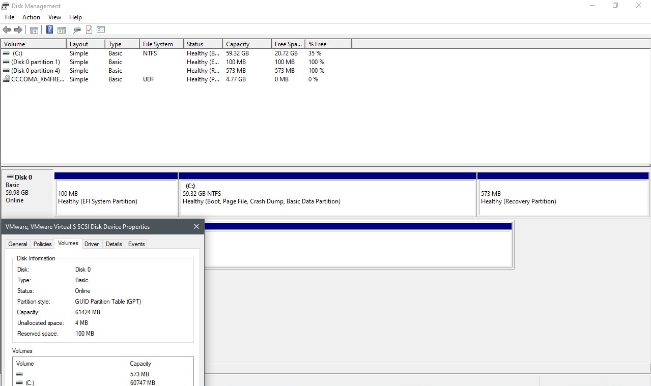 Disk Management in version 2004