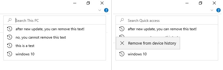 File Explorer right click support