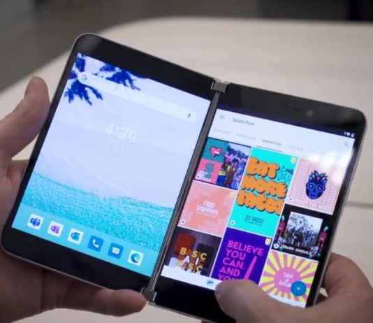 Surface Duo Android UI