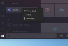 Windows 10 Start Menu curvy corners