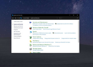 Windows Control Panel
