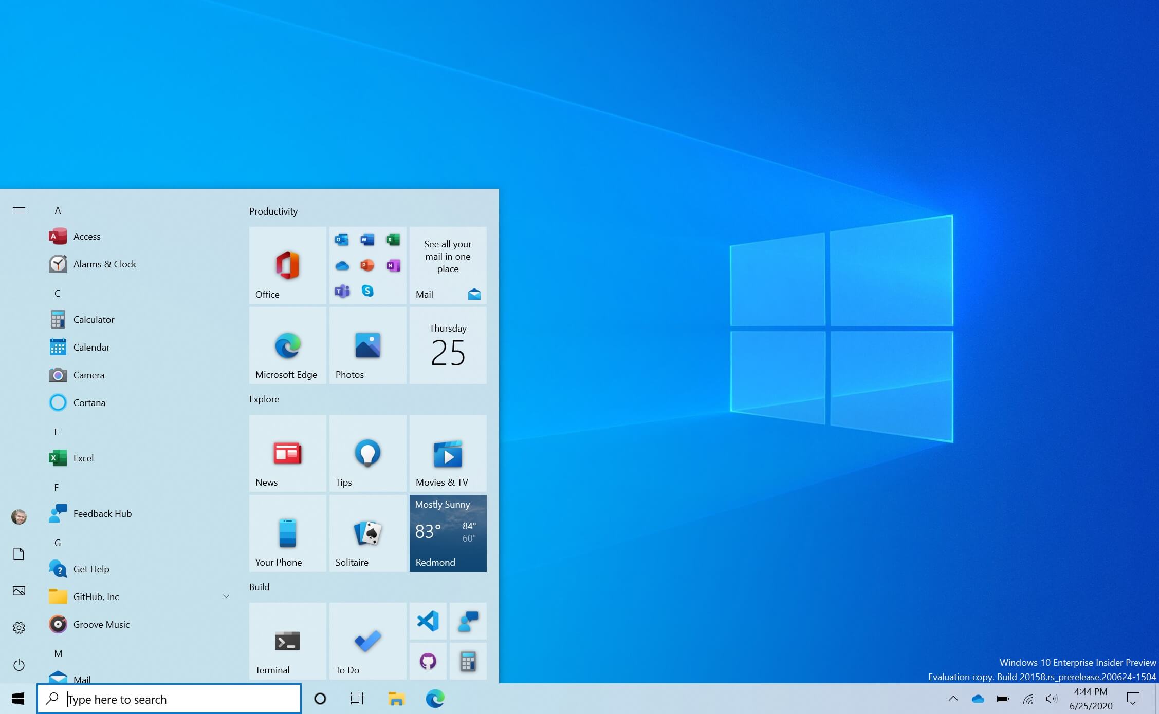 A Closer Look At Windows 10 s New Start Menu With Theme aware Tiles A Closer Look At Windows 10 s New Start Menu With Theme aware Tiles