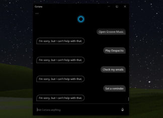 Cortana for Windows 10