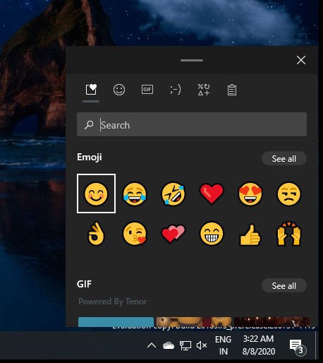 Emoji Panel