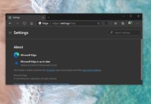 Microsoft Edge 85 update