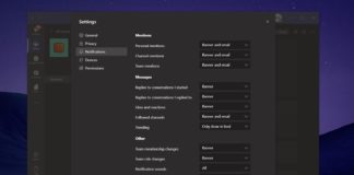 Microsoft Teams desktop
