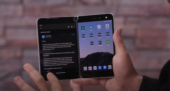 Surface Duo Android UI