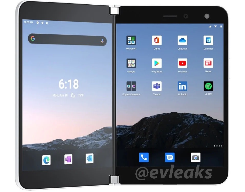 Surface Duo Android UI