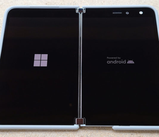 Surface Duo boot screen
