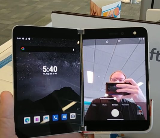 Surface Duo camera first look