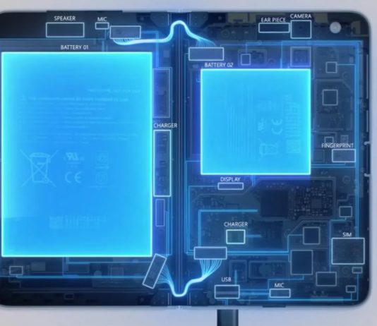 Surface Duo internal look