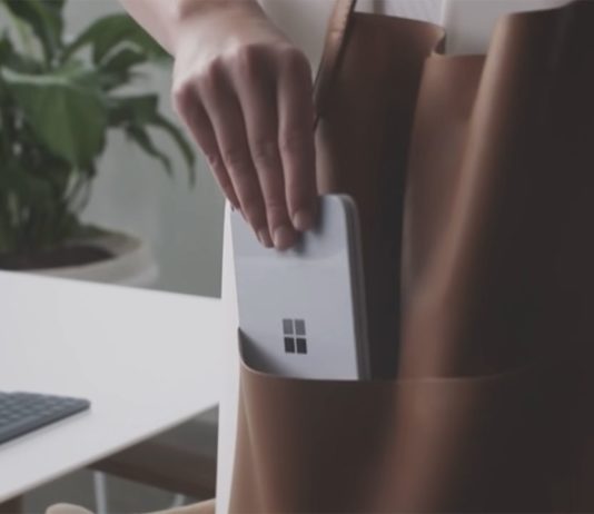 Surface Duo pocketable