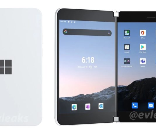 Surface Duo render leak