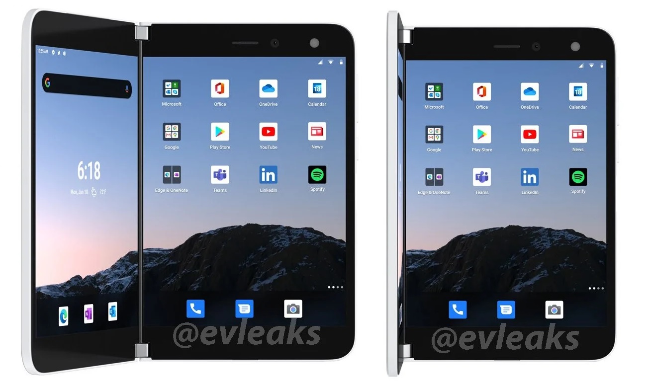 Surface Duo renders
