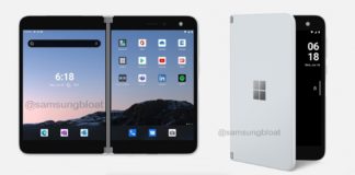 Surface Duo with pen