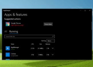 Windows 10 AppManager