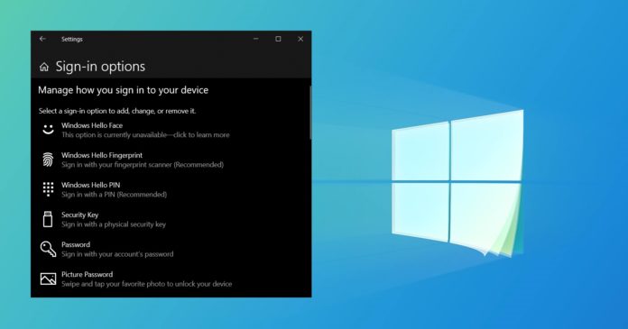 Windows 10 Credentials feature