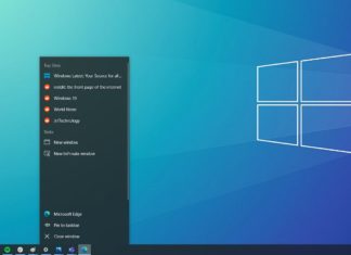 Windows 10 Jump List