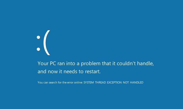 lenovo x200 blue screen error