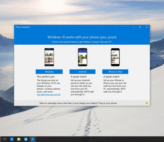 Windows 10 and iPhone