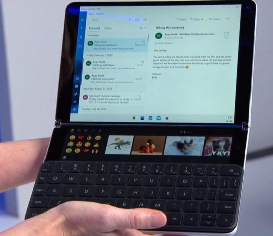 Windows 10X Wonder Bar