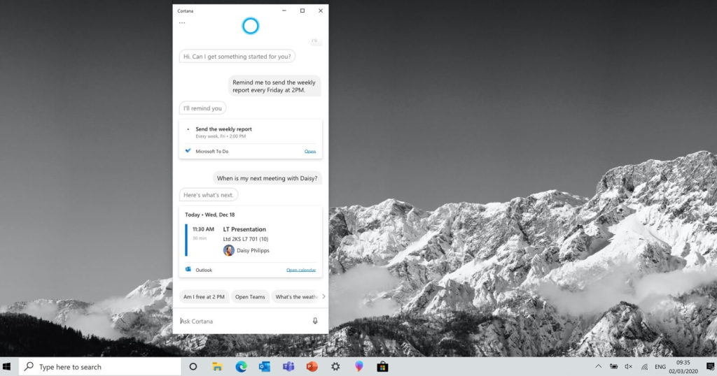 Windows 10 is getting new features for Cortana, web apps, and more