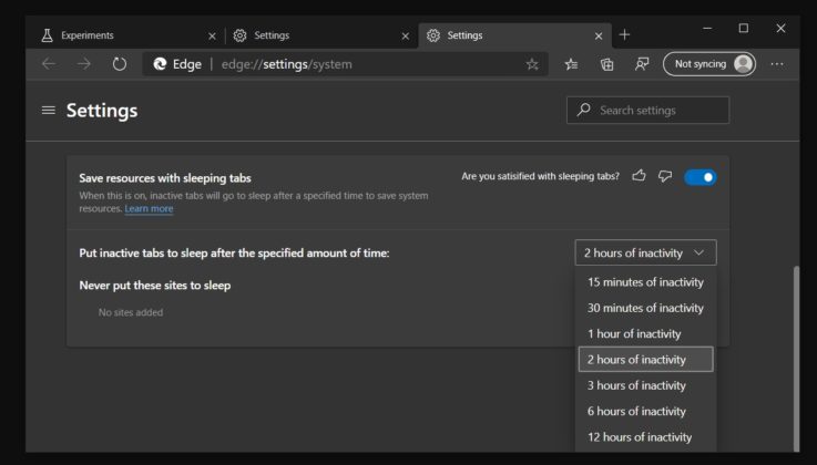 tab browser with least memory usage tab browser with least memory usage
