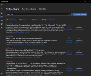 Windows 10 KB4571756 fails with 0x800f081f, breaks Start Menu