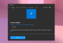 Flutter for Windows 10
