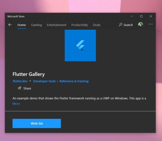 Our first look at Google’s Flutter-based UWP apps for Windows 10 Flutter for Windows 10