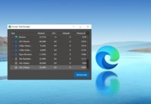 Microsoft Edge memory usage