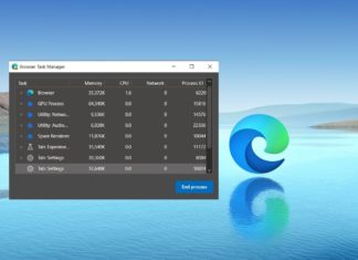 Microsoft Edge memory usage
