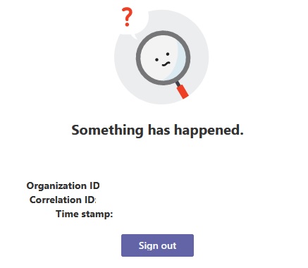 Microsoft Teams ECS error