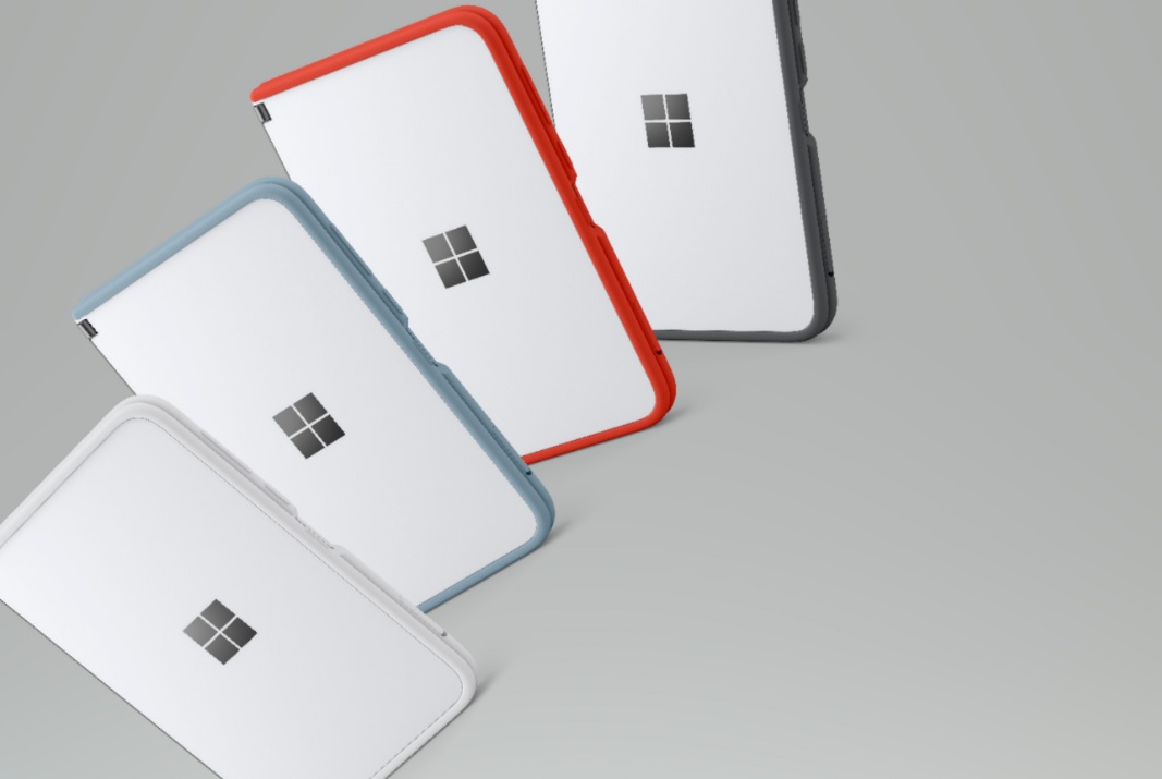 Surface Duo colourful bumper case