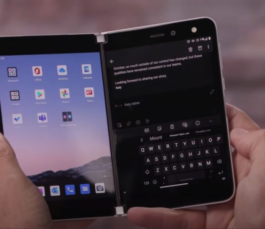 Surface Duo phone