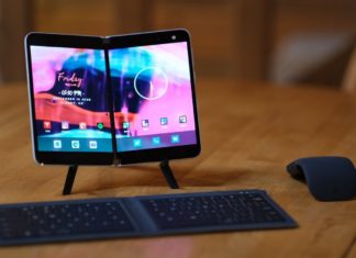 Surface Duo with keyboard mouse