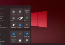Windows 10 20H2 Start Menu